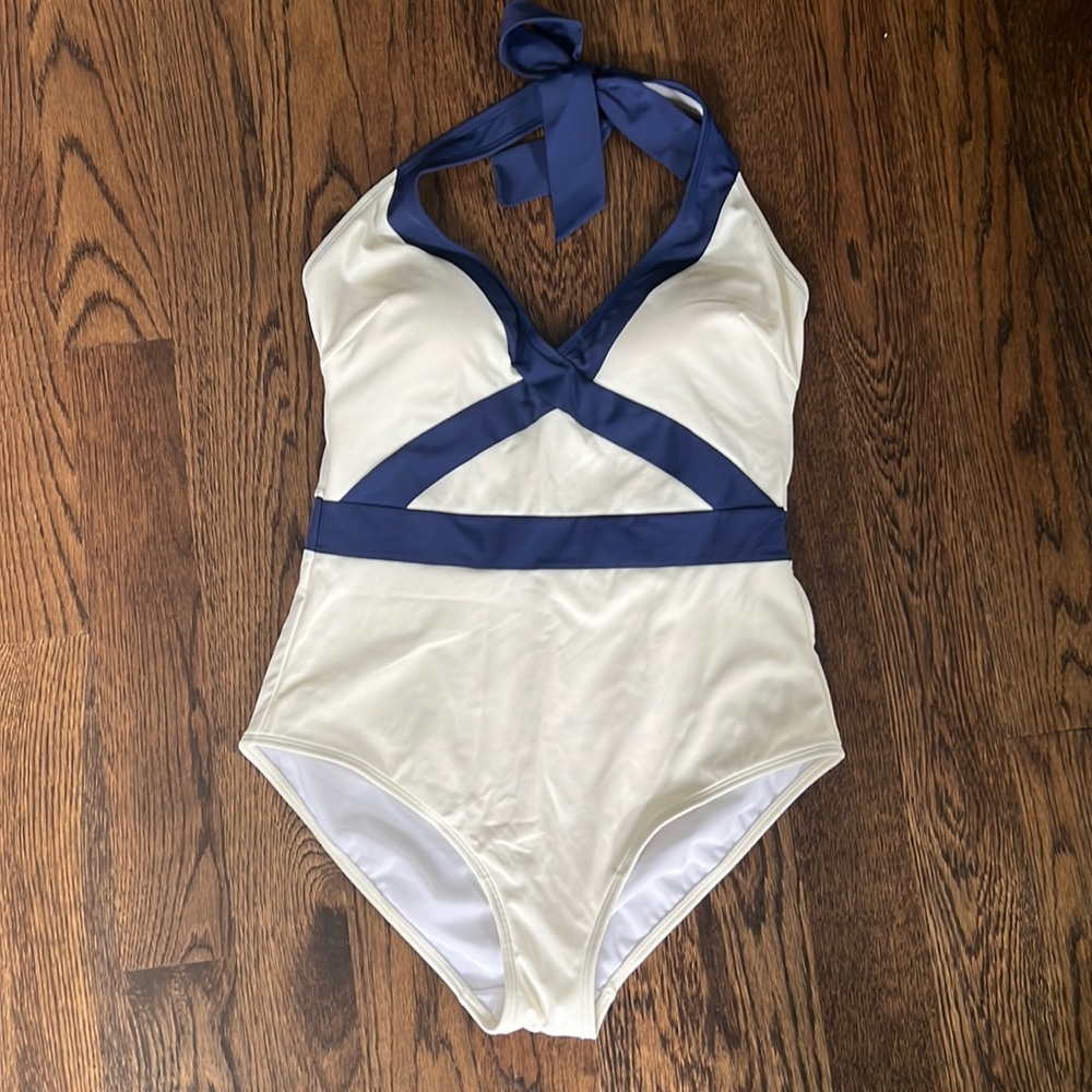 Boden size 12 halter bathing suit